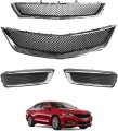 Impala Grille Front Upper And Lower With Fog Light Cover Set For Chevy Lt Ls 2014 2015 2016 2017 2018 2019 2020 