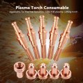5pcs 9-8215 Electrode 5 Pcs 9-8210 Nozzle Tips Kit For Thermal Dynamics Sl60 100 Plasma Cutting Torch