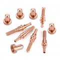 5pcs 9-8215 Electrode 5 Pcs 9-8210 Nozzle Tips Kit For Thermal Dynamics Sl60 100 Plasma Cutting Torch