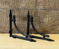 Vintage 2 Bookshelf Brackets Corbels Wall Cast Iron Rustic Farmhouse 6 1 X 