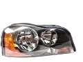 Right Passenger Side Halogen Headlight Assembly Includes Bulbs For 2003-2014 Volvo Xc90 