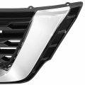 Auto Dynasty Non Around View Monitor Factory Style Front Bumper Grille Assembly With Chrome Moulding Compatible Nissan
