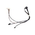 Hvac Air Valve Vacuum Actuator Harness For Chevy Express 1500 2011 2012 2013 2014 3 Piece Black Male Female Connector With 
