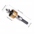 Uxcell 21mm Hss Drill Bit Hole Saw Stainless High Speed Steel Metal Alloy