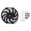 Aintier Universal Radiator Condenser Cooling Fan Assembly Compatible With 2005006 For Audi A3 0l 2006-2007 Bmw 323i 2 5l