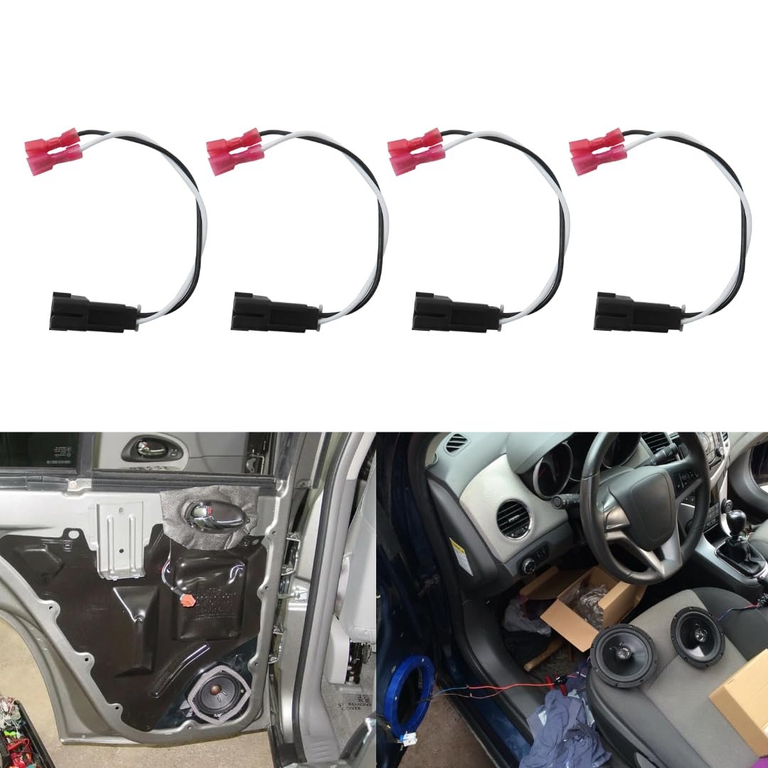 4pcs Door Speaker Wiring Harness Audio Wire Cable Fit For G Mc Denali 2003-2003
