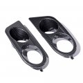 Astra Depot Ham Style Air Duct Fog Light Covers Carbon Fiber Replacement For Bmw E46 M3 2001-2006 Front Lower Bumper Lamp