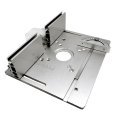 Router Table Insert Plate Aluminum Alloy Flip Woodworking Bench Board For Electric Routing Trimming Machine