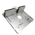 Router Table Insert Plate Aluminum Alloy Flip Woodworking Bench Board For Electric Routing Trimming Machine