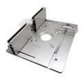 Router Table Insert Plate Aluminum Alloy Flip Woodworking Bench Board For Electric Routing Trimming Machine