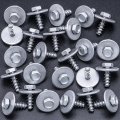 Rexka 25pcs Bumper Cover Support Rail Rocker Panel Molding Screw Bolt For Bmw 07147151963 E82 E90 E92 E93 F22 F30 F31 F32 F33 