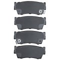 Front Disc Brake Pads For Suzuki X-90 1996 1997 1998 Set Of 4 4000 Hybridynamic Series Mechanical Pad Wear Sensor Type