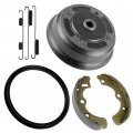 Caltric Rear Brake Hub With Seal And Shoes Compatible Kawasaki Mule 3010 Trans 4x4 Kaf620j 2005-2006