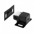 Prime-line N 73868 Pull Closet Door Roller Catch 1-3 8 In Matte Black 