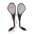 Tcmt Pair Of Motorcycle Black Rear View Mirrors For Ducati M620 M695 M800 M900 Monster 1100
