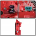 Ocpty Tail Light Assembly 1pcs Replacement For 2010-2016 Cadillac Srx Chrome Housing Red Lens