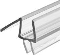 Gordon Glassa Frameless Shower Door Bottom Seal For 3 8 In Thick Glass Doors A Stop Leaks And Create A Water Barrier 23 Clear 