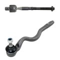 Tie Rod Ends Front Passenger Side Inner And Outer Set Of 2 For Bmw 325ci 330ci 2001 2002 2003 2004 2005 2006 Adjustable 