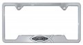 Elektroplate Christian Fish Matthew 6 33 Chrome Open License Plate Frame