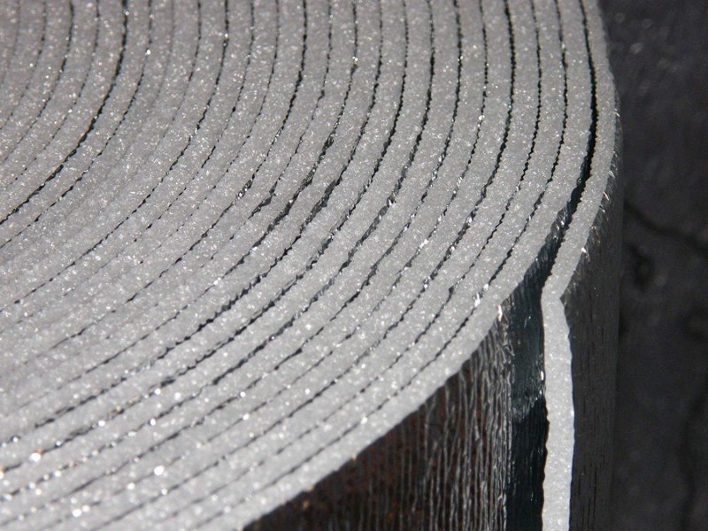 Reflective Foam Core Insulation 12 X 25 Hvac Faucet Pipe Air Duct Wrap Roll 1 4 In Diy Weatherization Waterproof And Meets Fire