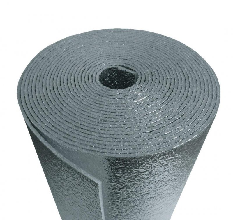 Reflective Foam Core Insulation 12 X 25 Hvac Faucet Pipe Air Duct Wrap Roll 1 4 In Diy Weatherization Waterproof And Meets Fire