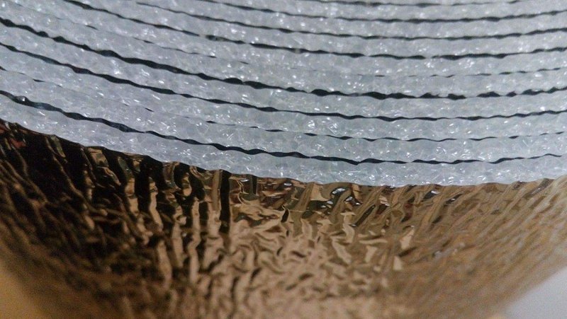 Reflective Foam Core Insulation 12 X 25 Hvac Faucet Pipe Air Duct Wrap Roll 1 4 In Diy Weatherization Waterproof And Meets Fire