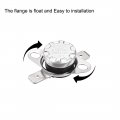 Uxcell Ksd301 Thermostat 90a 194a F 10a Normally Closed N C Adjust Snap Disc Temperature Switch For Microwave Oven Coffee Maker