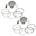 Namura Na-50090 2 Standard Bore Size A Piston Kits For Polaris Rzr 900 Fits 2011-2014 93mm 