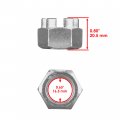 2 Front Or Rear Axel Nuts For Kawasaki Mule 500 Kaf300 And 550 Kaf550 1993 To 2004 18mm Bolts