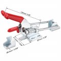 Uxcell 771lbs Adjustable Latch Galvanized Iron U Bolt Self-lock Toggle Clamp 2 Pcs