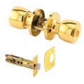Prime-line Mp65041 Privacy Knob Fits 2-3 8 In And 4 Backset Tulip Brass Single Pack 