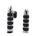 Smt- Trhb114-i- 25mm 1 Bullet Rubber Handlebar Grips Throttle Boss For H-d Softail Dyna Sportster B07qt79ycy