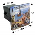 Palm Springs Aerial Tramway California Ca Animals Cougar Deer Bobcat Tow Trailer Hitch Cover Plug Insert