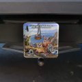 Palm Springs Aerial Tramway California Ca Animals Cougar Deer Bobcat Tow Trailer Hitch Cover Plug Insert