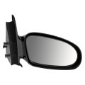 Passenger Side Door Mirror For Saturn Sl Sl1 Sl2 1999 2002 Manual View Gloss Black Non Heated Folding Gm1321184 21170588 