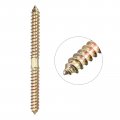 Uxcell 8x100mm Hanger Bolts 80pcs Double Ended Self-tapping Thread Wood To Dowel Screws For Connecting