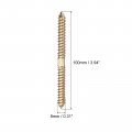 Uxcell 8x100mm Hanger Bolts 80pcs Double Ended Self-tapping Thread Wood To Dowel Screws For Connecting