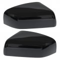 Newyall Glossy Black Left And Right Exterior Rear View Side Door Mirror Cover Cap