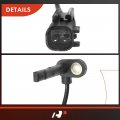 A-premium Abs Wheel Speed Sensor Compatible With Mitsubishi Models Lancer 2009-2010 Outlander 2007-2011 Rear Driver And