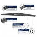 X Autohaux 2pcs Rear Windshield Wiper Blade Replacement For Honda Cr-v 2007-2011 Subaru Outback 2009-2016 Acura Rdx 2007-2016