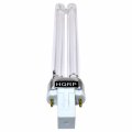 Hqrp 2-pack 9w Bulb Replacement For Germguardian Ev9lbl Compatible With Gg Ev9102 Rev9102 Gg3000bca