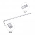 Uxcell 5 32 Ball End Hex Key Wrench L Shaped Long Arm Cr-v Repairing Tool Sae 4 Pcs
