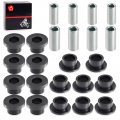 Front Rear Shock Absorber Bushings Sleeve Kit 16pcs For Polaris Ranger 500 570 700 800 900 1000 Diesel Pro Xd