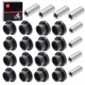 Front Rear Shock Absorber Bushings Sleeve Kit 16pcs For Polaris Ranger 500 570 700 800 900 1000 Diesel Pro Xd