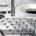 Uxcell Spiral Point Threading Tap 10-24 Unc Hss High Speed Steel Machine Thread Screw 3 Straight Flutes Uncoated Tapping Tool