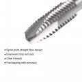 Uxcell Spiral Point Threading Tap 10-24 Unc Hss High Speed Steel Machine Thread Screw 3 Straight Flutes Uncoated Tapping Tool