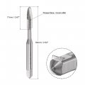 Uxcell Spiral Point Threading Tap 10-24 Unc Hss High Speed Steel Machine Thread Screw 3 Straight Flutes Uncoated Tapping Tool