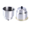 Amarine-made 5pcs Stainless Steel Cup Drink Holder With Drain Marine Boat Rv Camper 