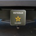 U S Army Veteran Logo Tow Trailer Hitch Cover Plug Insert