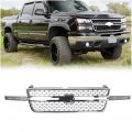 Front Grille For 2005-2007 Chevy Chevrolet Silverado 1500 2500 3500 Hd Gm1200546 12335956 Bumper Grill Assembly Pickup Truck 